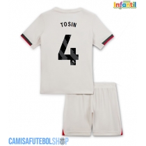 Camisa de time de futebol Chelsea Tosin Adarabioyo #4 Replicas 2º Equipamento Infantil 2025-26 Manga Curta (+ Calças curtas)